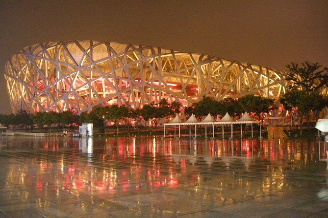 3-Hour Private Beijing Night Tour - Olympic Park at night: Bird’s Nest, Water Cube, and skyline glow