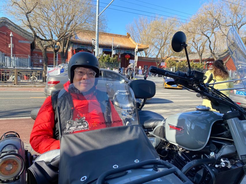 Beijing: 4 hours Discover City by Sidecar - Sidecar comfort, safety gear, and how communication stays easy