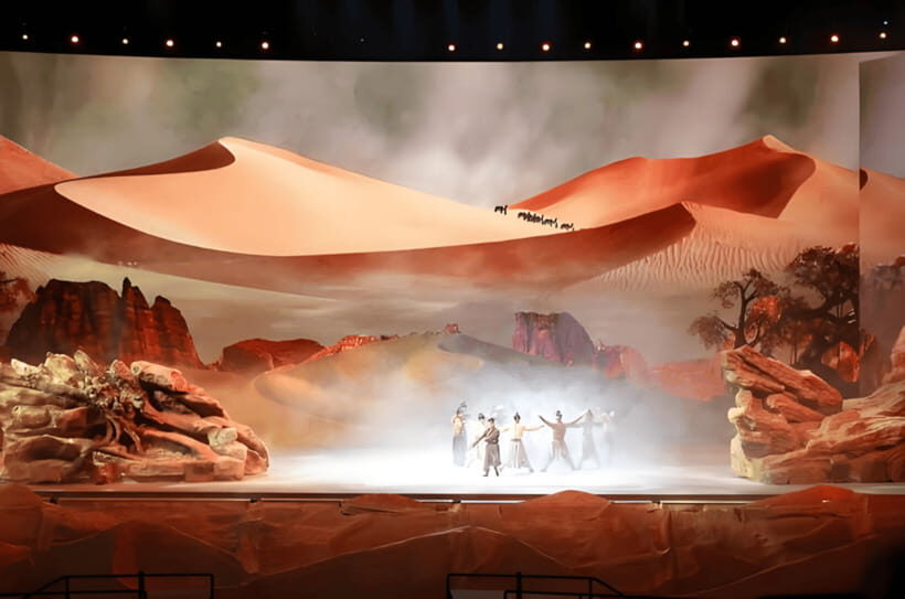 Xian: Must see Eternal Love or Camel Bell Legend show Ticket - Stage Effects Are Great, But Watch Your Seat Expectations