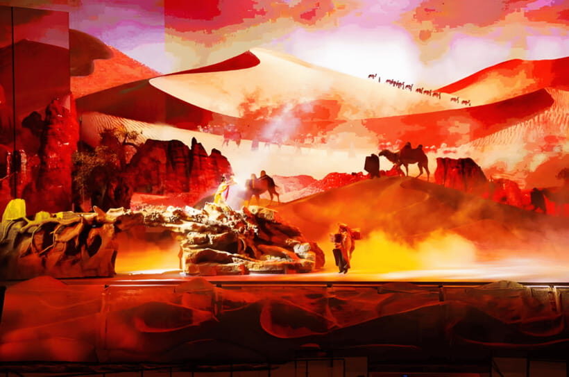 Xian: Must see Eternal Love or Camel Bell Legend show Ticket - Where You Start in Xi’an (Two Venue Options)
